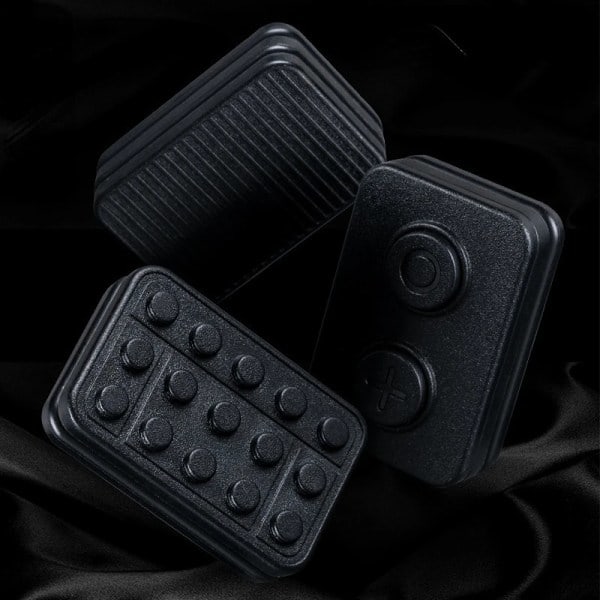 Push Pa Pa Coin EDC Fidget Kvadratisk Blokk Magnetiske Skyvere Trykk Klikkere Haptisk Stressavlastning Voksne Skrivebordsleketøy for Voksne Barn