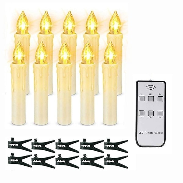 Ljus LED Nyår Låg ljus Fjärrstyrd Julgransdekoration Ljus Banban