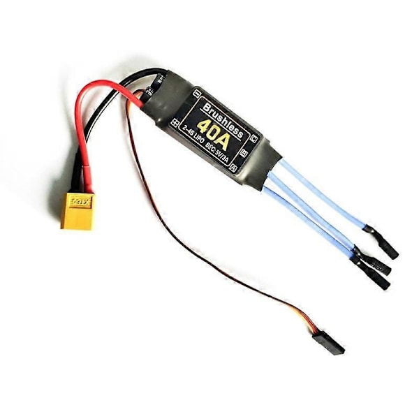 40A Harjaton ESC XT60 Pistoke RC Lelut Komponentit Lisätarvikkeet Nopeudensäädin Moottori FPV Quadcopter Helikopteri