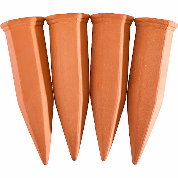 Plantevandingsanordninger 6 Pak Terracotta Plantevandere Vandingsstænger Langsom
