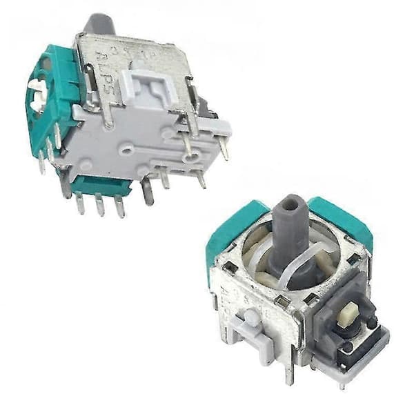 2 stk. Analog Thumb Joystick Reparationsdele Dualshock Erstatning til PS4 Controller -Sy