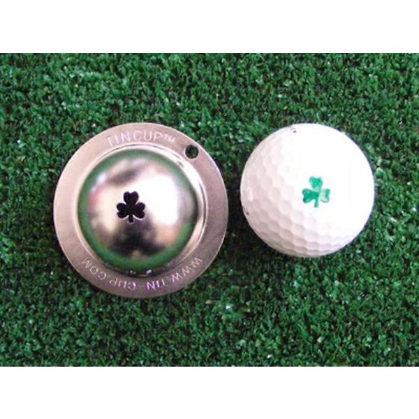 Piao Tin Cup Golfboll Anpassad Markör Justeringsverktyg Shamrock