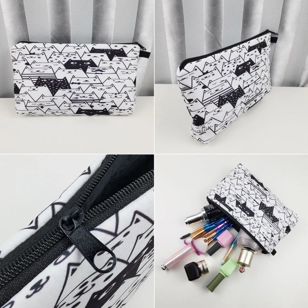 Tegneserie Print Sygeplejerske Kosmetikpose Hospitalslæge Gave Makeuppose Rejse Mini Toilettaske Kvinders Taske Organizer Indsæt hz7103 Sygeplejerske Taske hz7103 Nurse Bag