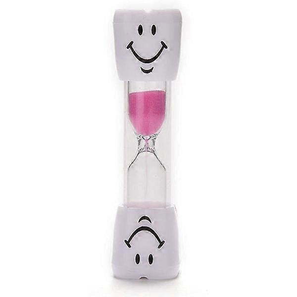 3-pack tandborsttimer för barn, 2 minuters smiley timglas, timglas