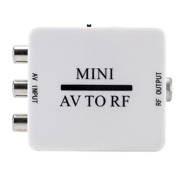 AV til RF Konverter med RF 67.25 MHz 61.25 MHz Frekvens til TV VHS DVD