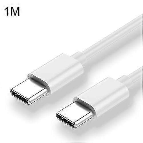 Kuulaa KL-X19 USB-C / Type-C til USB-C / Type-C Hurtiglading TPE-kabel White 1m