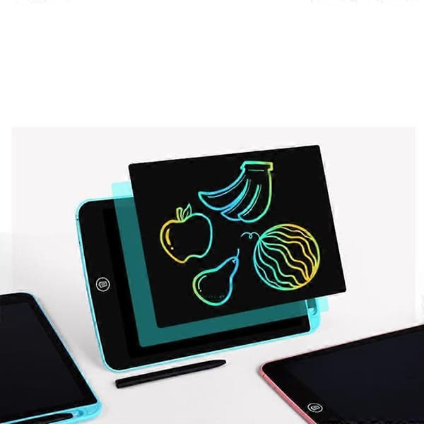 12-tommers LCD tegnetavle til børn, skrive- og tegnetablet, computer, sletbar notesblok, graffiti-tavle til børn og voksne Pink