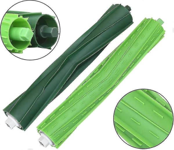 Gummibørster for flere overflater for iRobot Roomba i7 i7+ / i7 Plus i8 i8 Plus E5 E6 E7 robotstøvsuger, rulle reservedeler for iRobot Roomba E