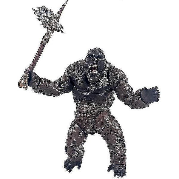 2021 King Kong Vs Godzilla Gorilla Monstermodell Pvc Dyrefigurer Leke Bursdag