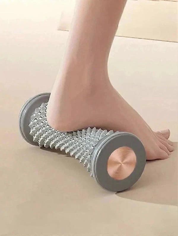Fotmassagerulle med akupressurnoder för lindring av plantar fasciit och muskelsmärta