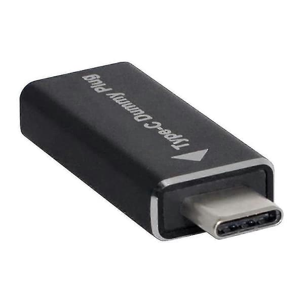 Virtuell skjermadapter Type-c Ddc Edid Dummy Plugg Usb-c Hodeløs Ghost Skjermemulator 1920x1080p
