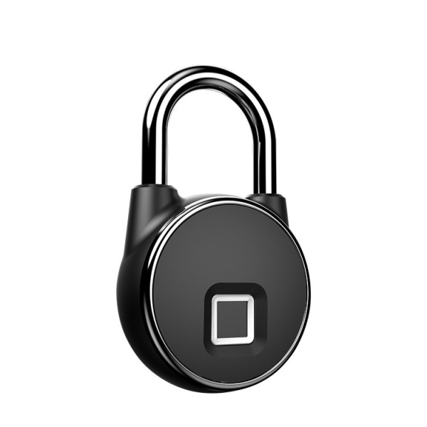 Graffiti Smart Hänglås Bluetooth Fingeravtryck Väsklås Sovsal Inbrottslås USB Laddning Säkerhet Nyckellöst dörrlås