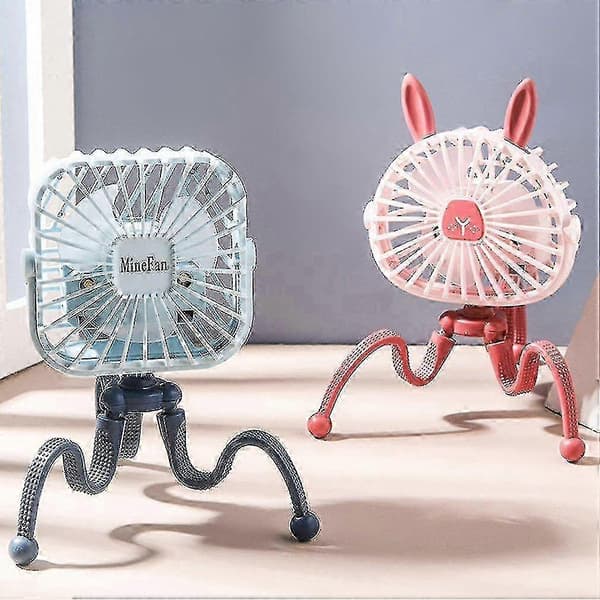 Mini Justerbar Blæksprutte Ventilator USB