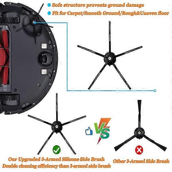 Tillbehör 8 delar Xiaomi Roborock S5 Max/S6 Pure/S6 MAXV/S5