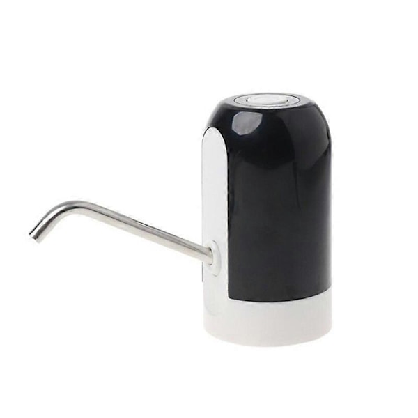 Vesipumppu karaffeille ja pulloille, USB-lataus ja hana, kahdella koolla Black1974