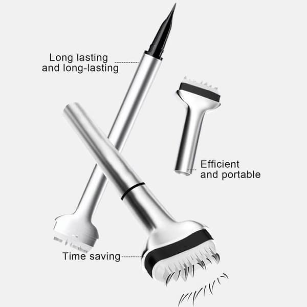 Nedre Vippe Stempel - Silikone Øjenvippe Stempel, Nedre Øjenvippe Stempler Hurtig Øjenmakeup Brown