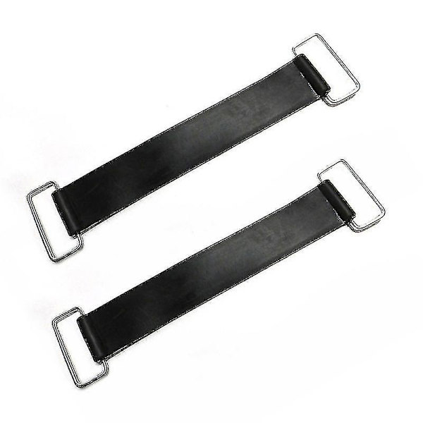 Motorcykelbatteri Gummi Strop Motorcykelbatterier Hurtig Holder Bælte. (sort) (2 stk)