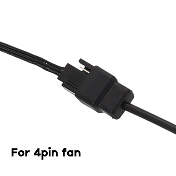 USB till 4-polig Notebookfläktkabel 5V Dator PWM Fläktströmförsörjningskabel 30-100cm 50cm