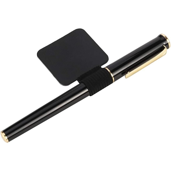 5-pak Notesbog Penholder Selvklæbende Penholder Sort Penring Pen Loop Elastisk Penholder Notesbog