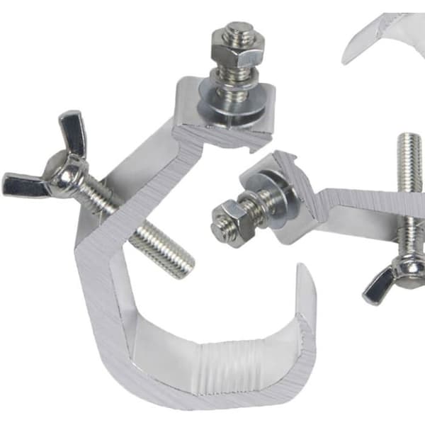 C-klemme til scenelys - 6 stk. - Aluminiumslegering - DJ-projektorbeslag - T-formet