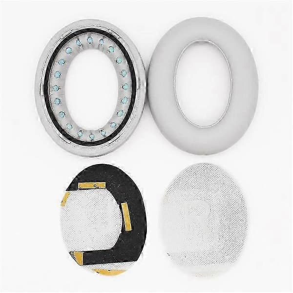 Erstatning Protein Leather Øreputer Øreputer for Bose 700 Nc700 Bluetooth Hodetelefoner 1 Par Sett White