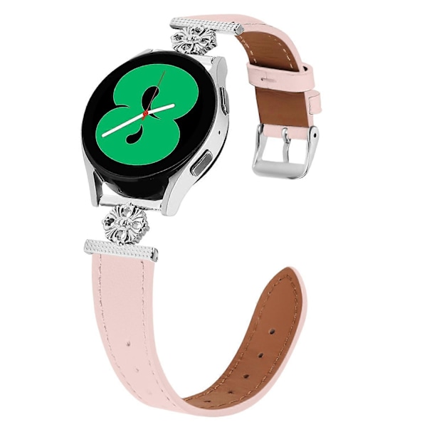 Garmin vivoactive 5/Garminactive 5 -kellolle nahkainen ranneke kukkakoristeella, säädettävissä Multicolor Style C
