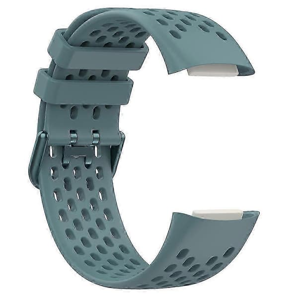 Udskiftningsarmbånd til Fitbit Charge 6/Charge 5, åndbar silikone smartwatch-rem Multicolor Style E