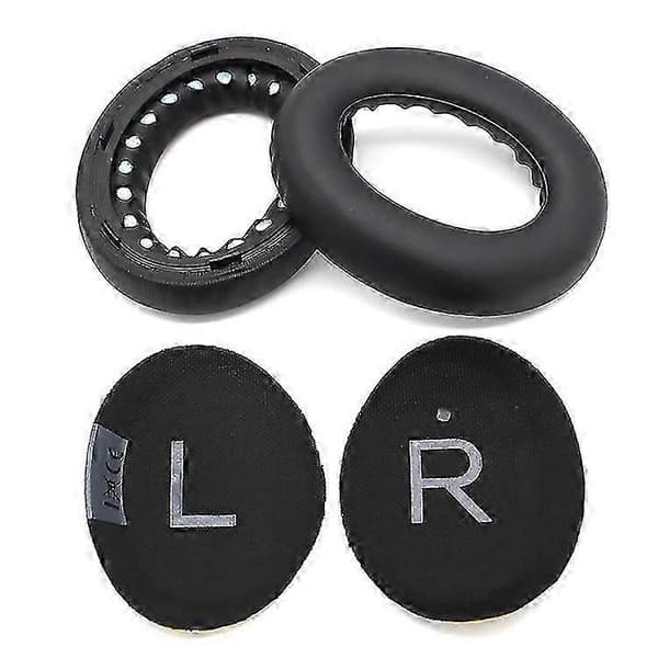 Erstatning Protein Leather Øreputer Øreputer for Bose 700 Nc700 Bluetooth Hodetelefoner 1 Par Sett Black