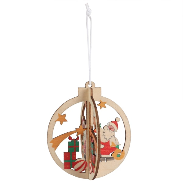 Innovativ julgransdekoration i DIY-stil, 3D-julgranspynt