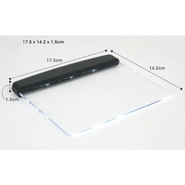 LED-lommelykt for bøker, LED-leselampe med avtakbar sideklemme