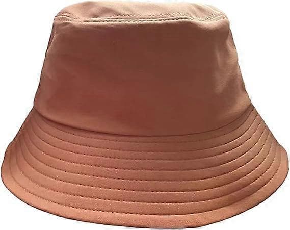 2 stk. Bucket Solhat til Pige & Dreng Foldbare Strandhatte Fiskerhatte til Kvinder Mænd Orange