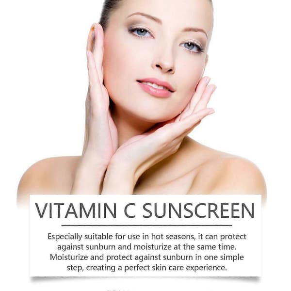 C-vitamiini SPF-kosteusvoide - Kirkastava, Kevyt, Ulkoilun Ihonsuoja