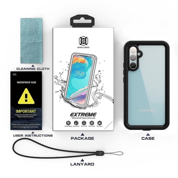 IP68 Vattentätt Skal För Samsung Galaxy A34 5G Ty