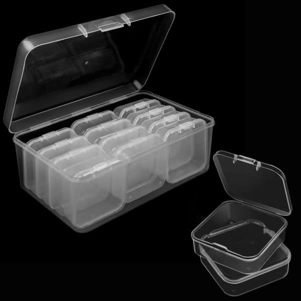 15 Plast Oppbevaringsposer Mini Klar Plast Oppbevaring