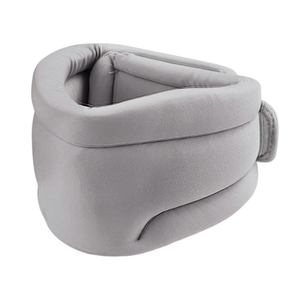 Nackkrage för Sömn Allround Stöd Anti Snarkning Justerbart Nackstöd för Nacken Grey