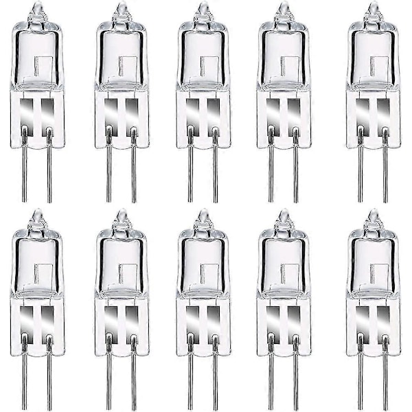 Halogenlampor G4 20w 12v, Varmvit 2800k, Dimbar Transparent Kapsel 10