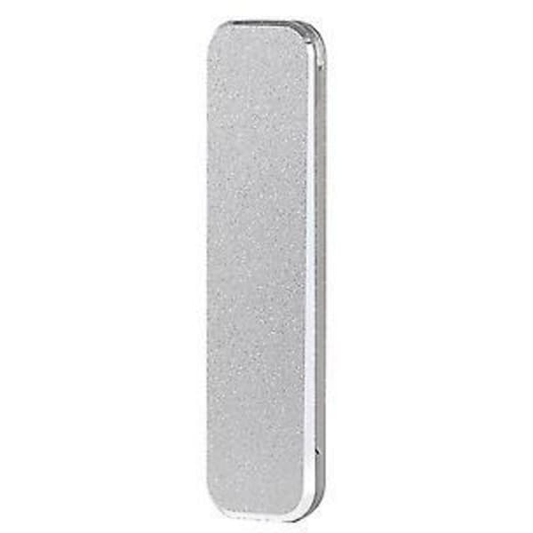 Usynlig foldbar metaltelefonholder, selvklæbende skrivebordsmontering (blå)