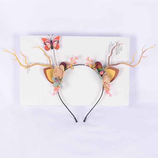 Julklappsbands med stor grenfjäril för vuxna och barn