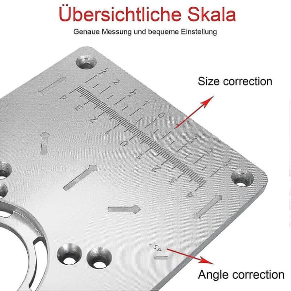 Kiinnityslevy inserttilevy Makita RT0700C jyrsinpöydälle 235mm