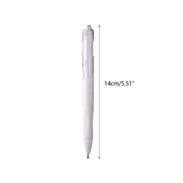 10-pak indtrækkelig neutral pen 0,5 mm sort blæk gel pen hurtigtørrende signaturpen kontor skoleartikler Blue
