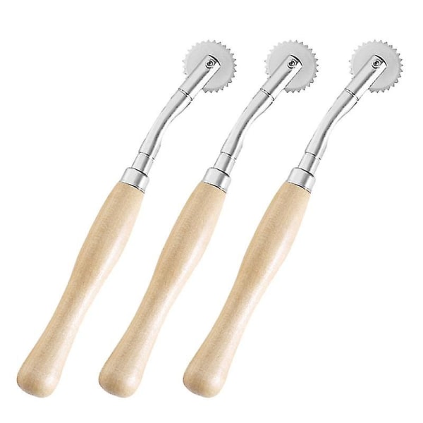 3pcs Fabric Sewing Tool Scoring wheel with sharp teeth