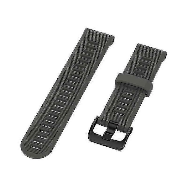 Silikoninen kellon ranneke Garmin Forerunner 945 -kelloon Gray