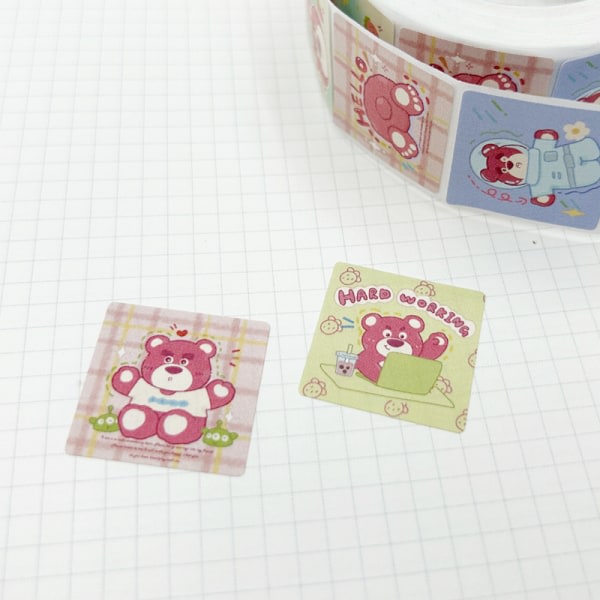 500 ark/rulla nya Sanrio-klistermärken e tecknad film e barnbelöning A1