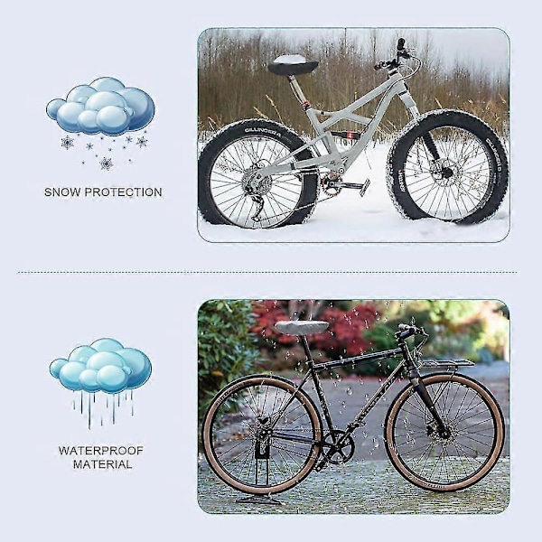 Styck Cykelsadelskydd Protege Selle De Velo Vattentäta Överdrag Selle Velo Regn I Svart Och Grått Vattentätt Sadelskydd För Att Skydda Din Cykelsadel,w