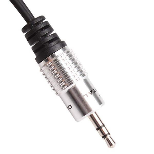 3,5 mm 1/8'' TRS Stereo Hannplugg til Dobbel 1/4'' 6,35 mm Hannplugg Mono TRS Audio Y-splitterkabel 1 m 1,8 m 3 m 1m