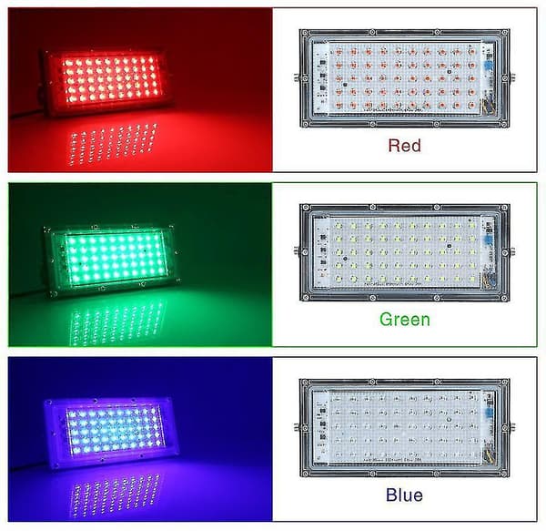 50W IP65 Vanntett Utendørs LED-Flomlys Warm White