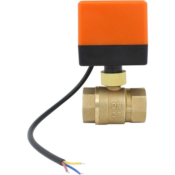 2-vejs Motoriseret Ventil Elektrisk Kugleventil 220v Normalt Åben Solenoidventil 1/2 3/4 1 1-1/4 1-1/2 2 Tommer (1 Tommer DN25)