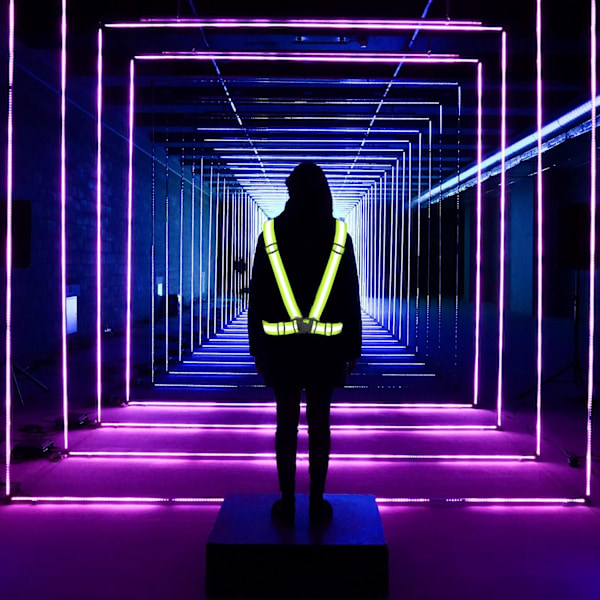 Reflekterende Vest Justerbar Løbe Sikkerhedsudstyr Høj Synlighed Sikkerhedsvest Høj Synlighed Remme Høj Synlighed Bælte Cykel Reflekterende Bælte Natvandring Tilbehør