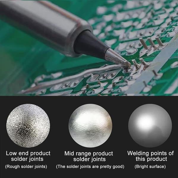 Blyfri loddetråd 0,8 mm 30g, Sn99.3 Cu0.7 legering med integreret flus, præcisionslodning til kom