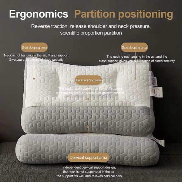Proease Pute for Søvnapné, Pro Ease Søvnapné Pute, Proease US Pute, Proease Ortopedisk Pute for Dyp Søvn Grey